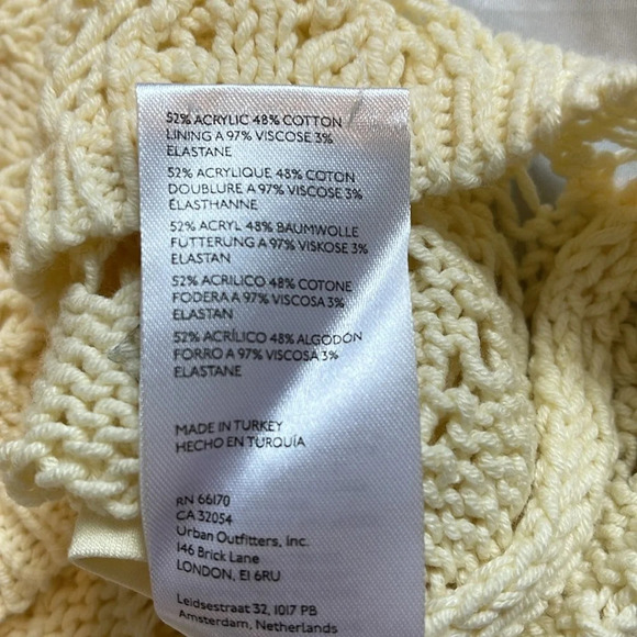 Free People Elton Crochet Mini Dress Size XS - Picture 6 of 12